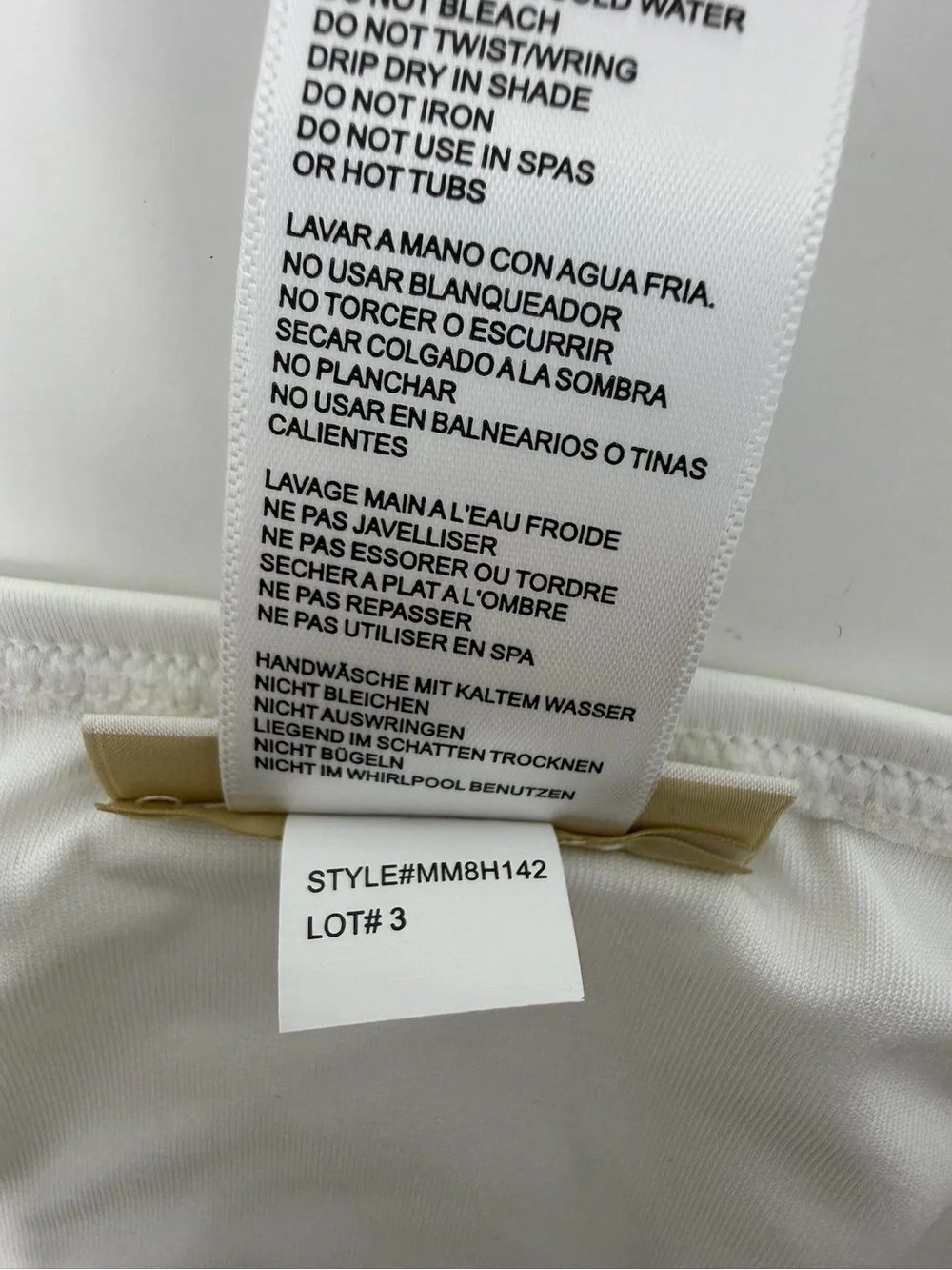 Michael Kors Women's Iconic Solids Classic Bikini Bottoms White Small S